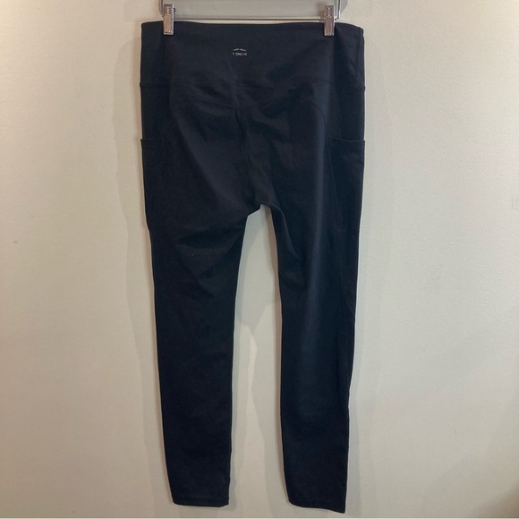 ALONG FIT Sz XL High Waist Comfort Waist Side Pockets Light Compression Leggings - Picture 11 of 11